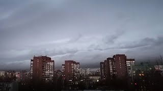 Неплохая гроза с ливнем 22 апреля в Санкт-Петербурге⛈️⛈️