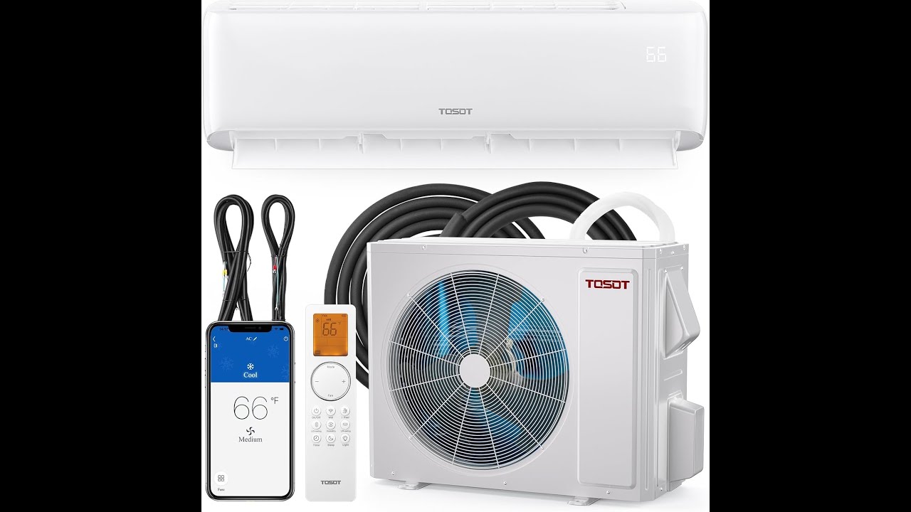Review: TOSOT 33,600 BTU Ductless Inverter Mini Split: Wifi & Voice Control