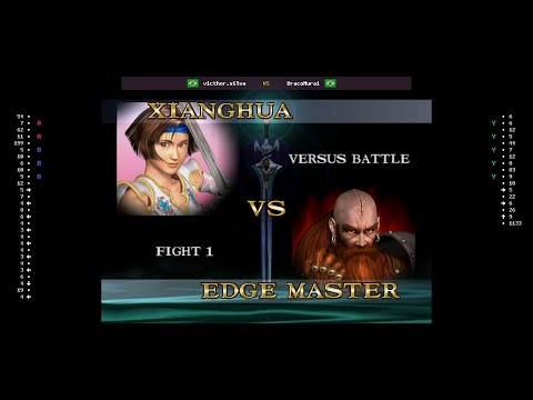 Soulcalibur - 🇧🇷 victhor.silva vs 🇧🇷 DracoMurai | Fightcade (2026-03-27 23:24 UTC)