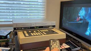 Philips DVP3340V VCR/DVD Combo 4-Head VHS Player Taper Recorder with Remote; Tested