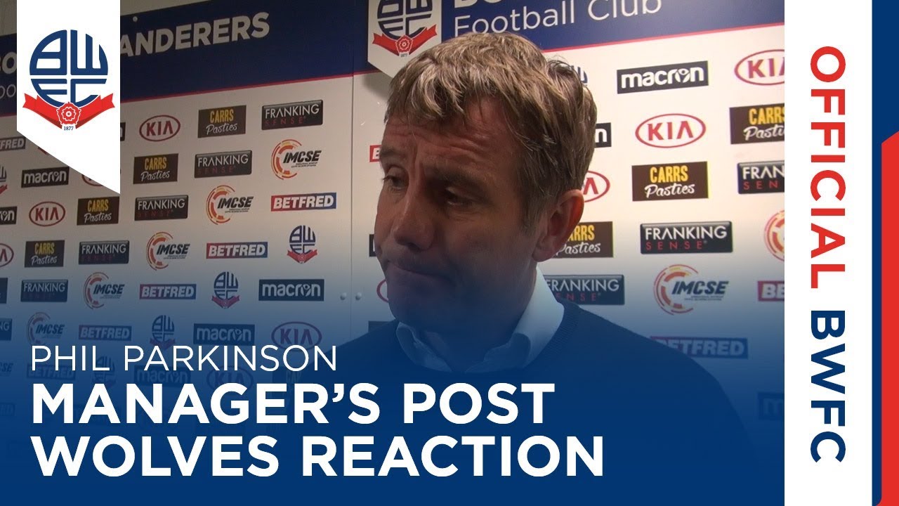 PHIL PARKINSON | Manager's post-Wolves reaction football score