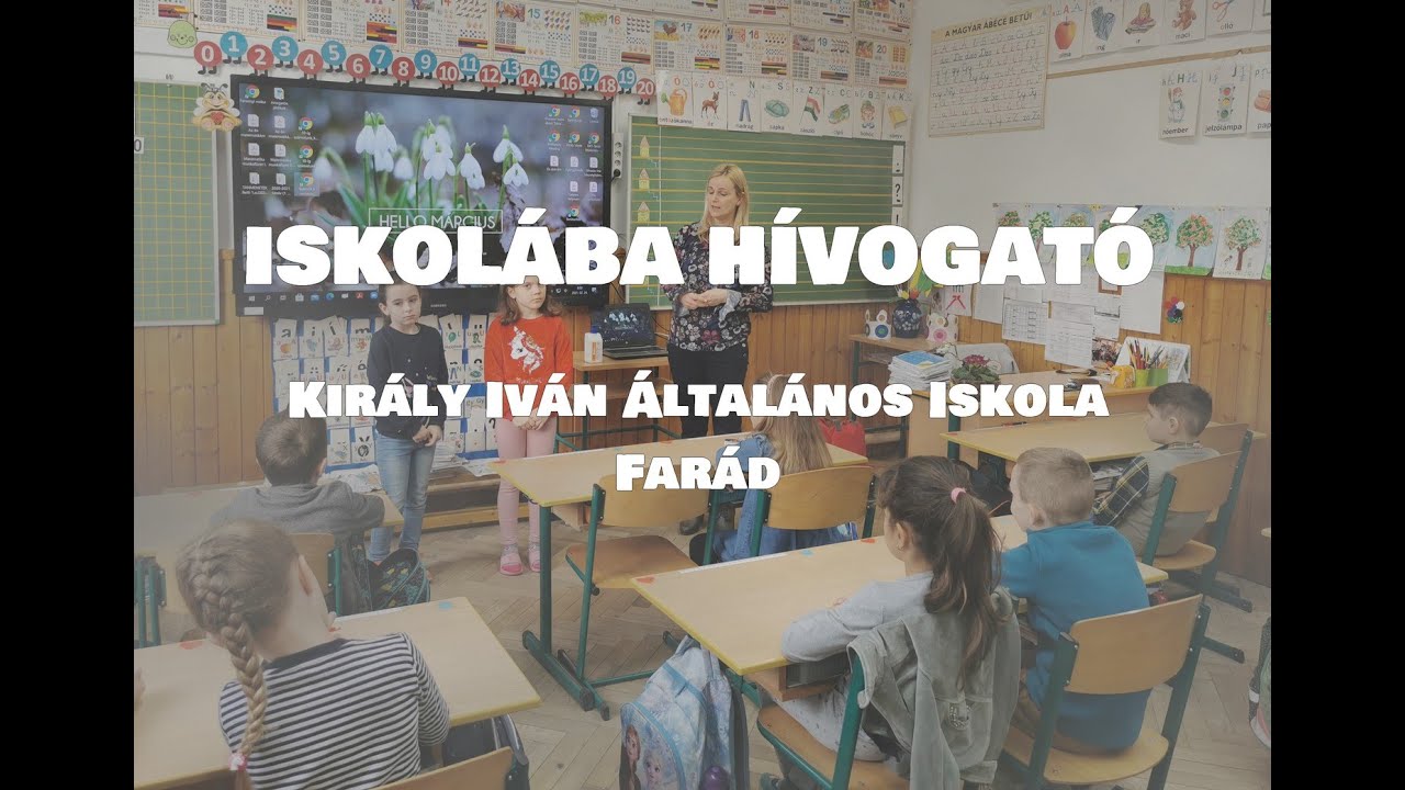 Nicsak mit tanulunk?  - Látogatás az első osztályban. (Király Iván Általános Iskola)