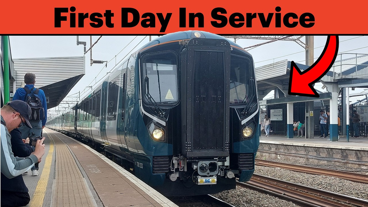 Поездка на ПЕРВОМ поезде класса 730/2 на Лондонской Северо-Западной железной дороге!