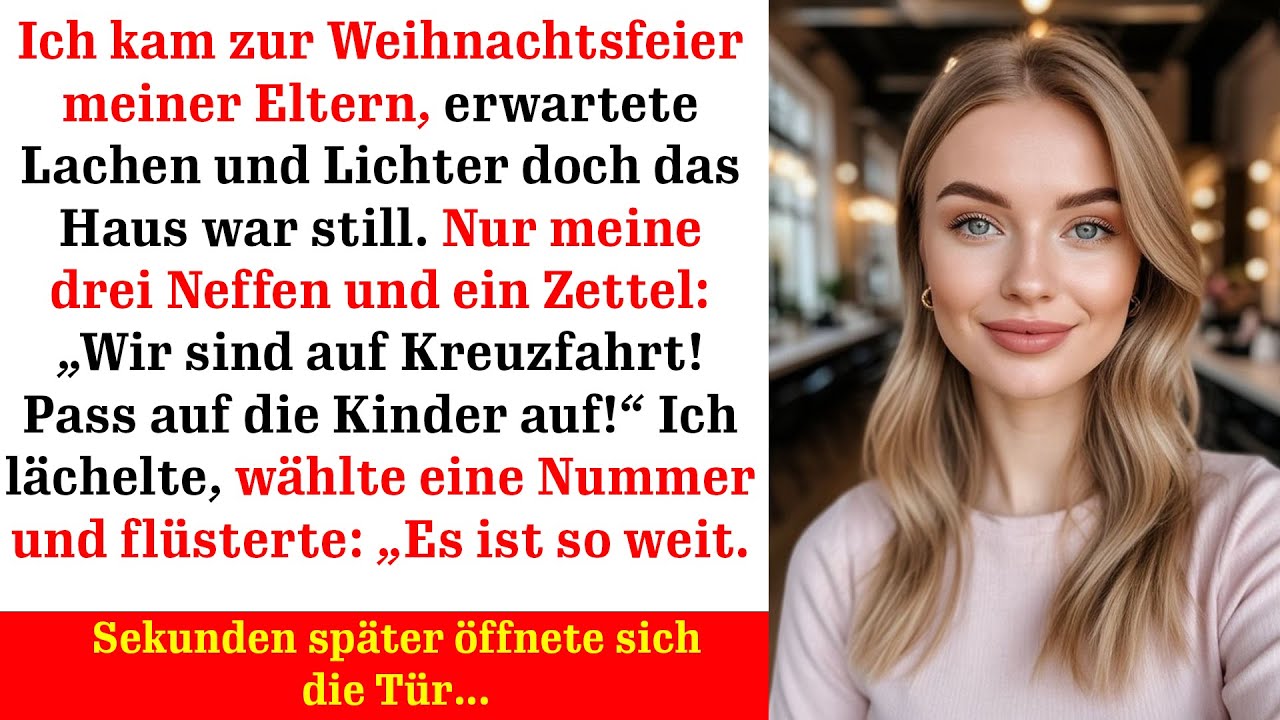 Das stille Weihnachtsfest: Als ich die Tür öffnete, begann der wahre Schock...