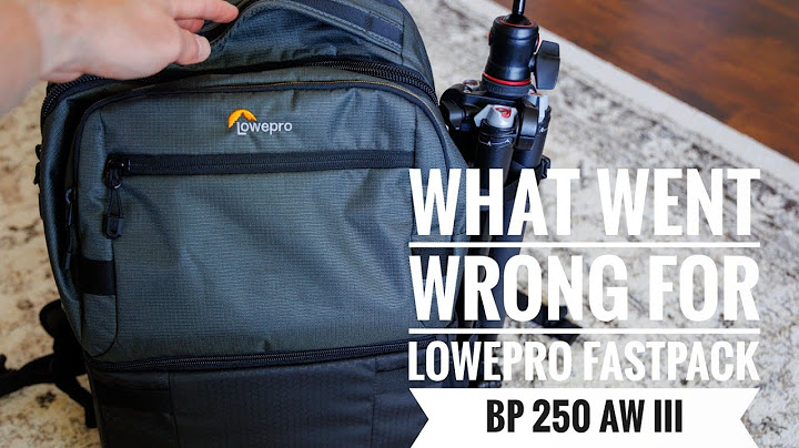 Đánh giá balo lowepro fastpack 250