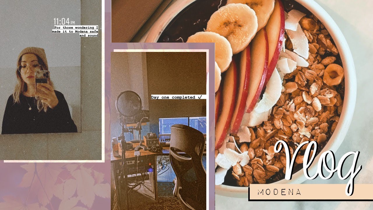 MODENA TRAVEL VLOG // Take Away Studios & Artist Starter Course.. starting to realise my own music?