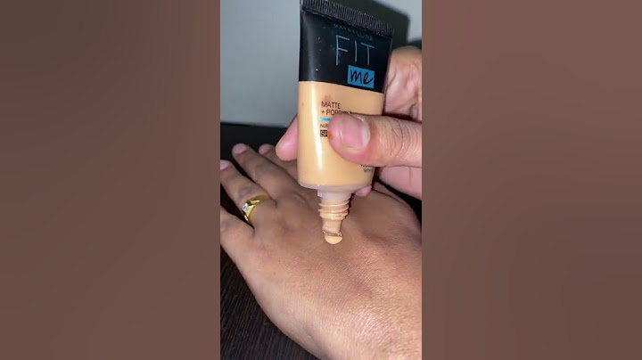 Fit Me matte + poreless  230 shade foundation review #shortsvideos