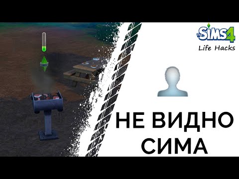 Не видно сима в Симс 4