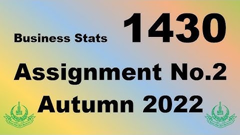 AIOU Code 1430 Solved Assignment No.2 Autumn 2022