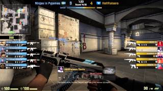 CS:GO NiP V HellRaisers Map#3 Dust2 DreamHack Summer 2014