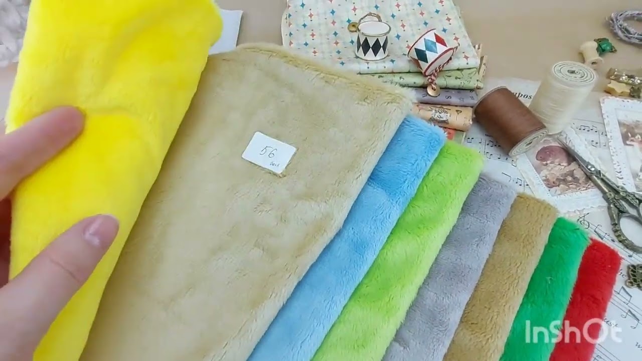 Плюш 5мм/вельбоа