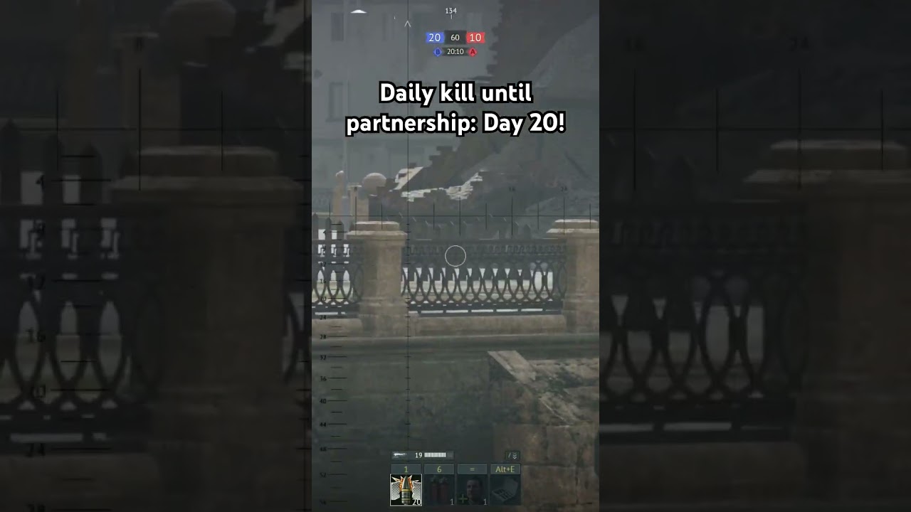 Daily kill until partnership: Day 20! 