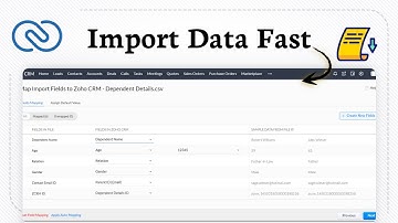How to Import Anything Into Zoho CRM (All-in-One Import Steps)