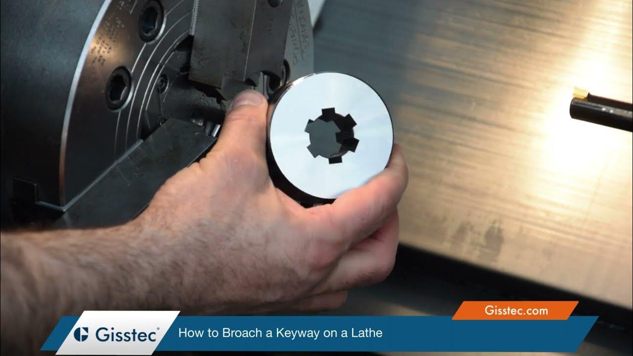 How to Broach Keyways on a Lathe YouTube