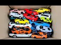 Box Full of Model Cars-Mazda Mx5, Koenigesgg Jesko, Lamborghini Scv12, Byd Yang Wang U8, Toyota Car