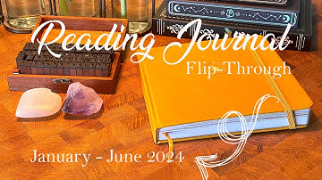 2024 Reading Journal Mid-Year Flip Through