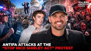 Antifa ATTACKS at the STOP NICK SHIRLEY ACT Protest