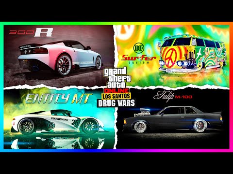 GTA 5 Online Los Santos Drug Wars DLC Update - NEW LEAKS! Supercars, Bennys Vehicles & MORE!
