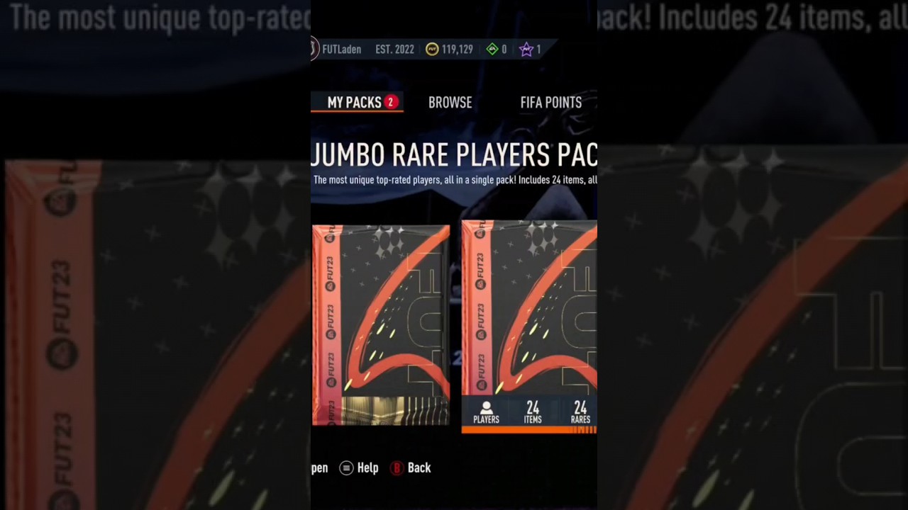 Pack Opening Rare and jumbo rare players packs (tradeable) 