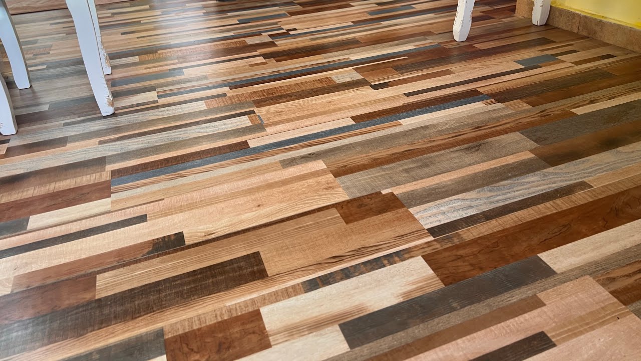 Винилова подова настилка PVC, самозалепващ се Линолеум