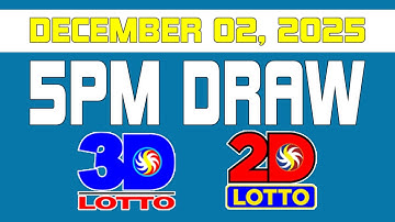 Lotto Result Today 5pm December 02, 2025 - Swertres Ez2 PCSO