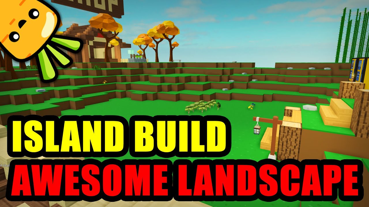 Roblox Skyblock Island Building Ideas How To Make Landscape Youtube - how to make an idea roblox building