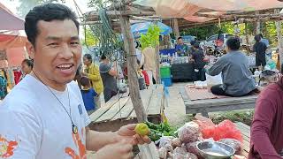 Unseen visiting local market