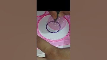 Spirograph design for beginners||Easy spirograph drawing||#spirograph#art #shorts#trending