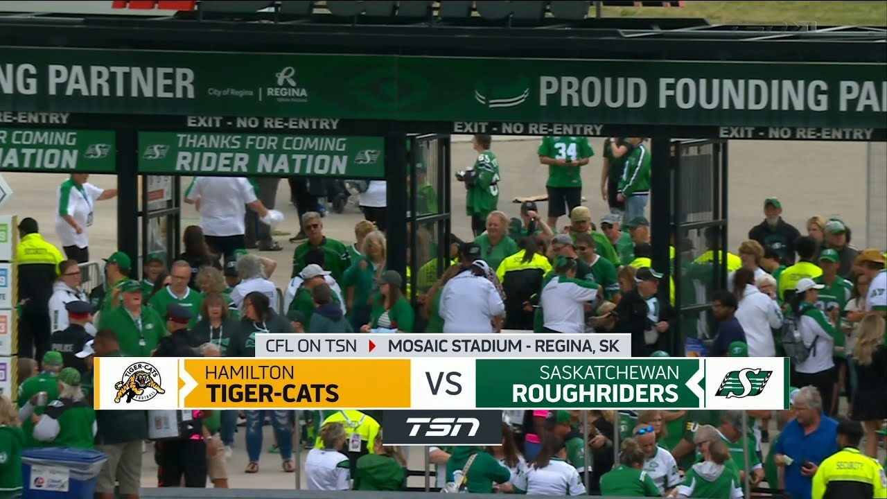August 16, 2025 - CFL - Hamilton Tiger-Cats @ Saskatchewan Roughriders