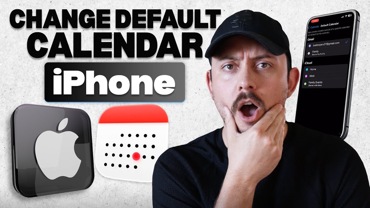 How to Change the Default Calendar on iPhone (iOS Settings Tutorial ...
