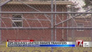 DPS resumes limited inmate transfers