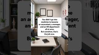 You didn't go into medicine to become an accountant, a manager, and an HR department all at once.