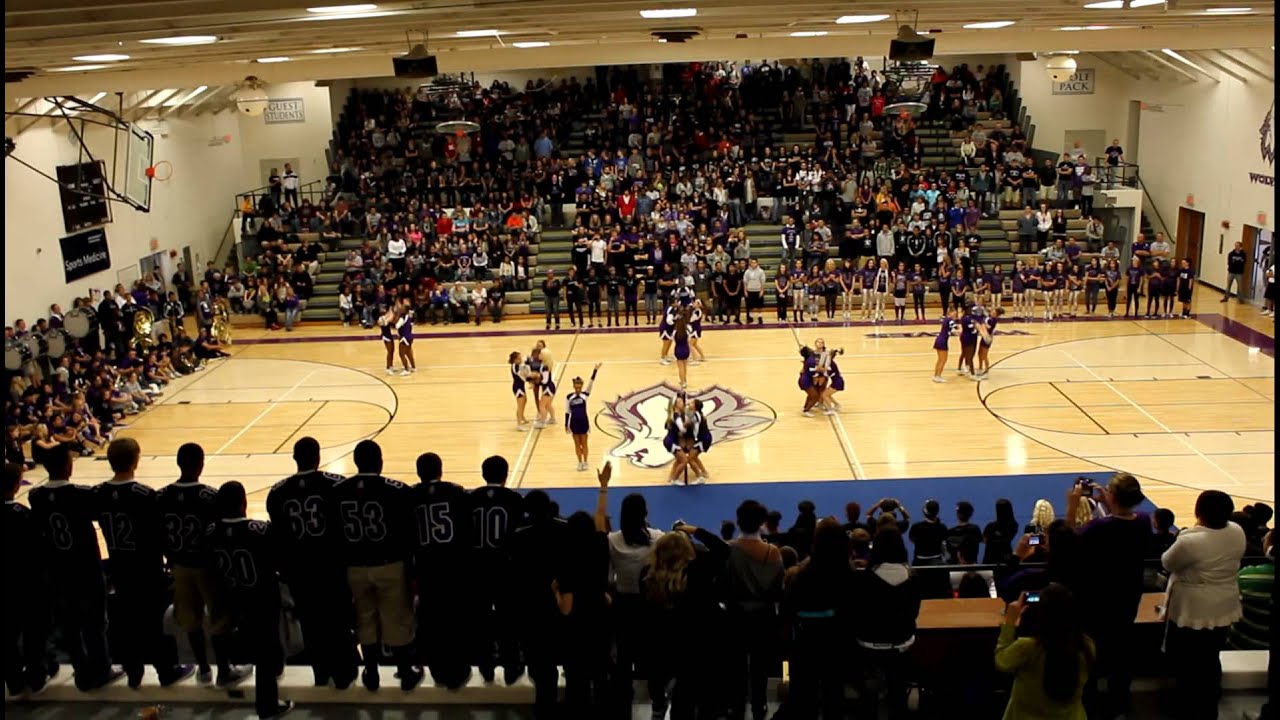 Wolves Pep Rally Wyoming Wolves Cheer Pep Rally 2012 - YouTube