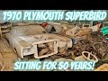 Really  a barn find 1970 plymouth superbird sitting for 50 years