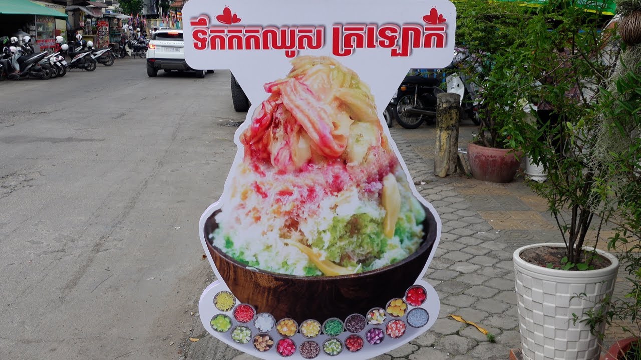 Most Unique Shaved Ice in Coconut Shell