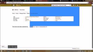 Library Management in Fedena
