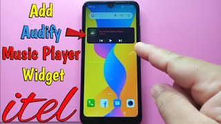 How to Add Audify Music Player Widget on itel S15 screenshot 5