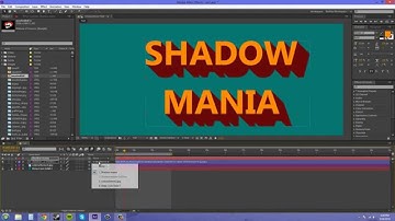 After Effects CS6 Tutorial - 123 - Creating Long Text Shadows
