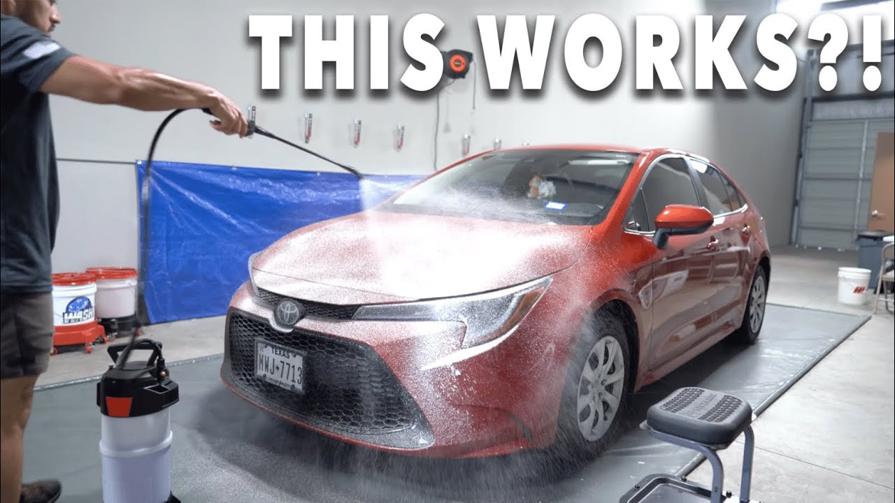 REAL Car Wash FOAM On-The-Go!  The Battery-Powered IK E-Foam Sprayer is  HERE! 