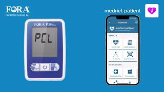 How to use Fora blood pressure device with the mednet patient mobile app screenshot 2