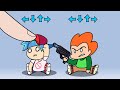 Anime Chibi Fnf vs Finger || Friday Night Funkin' Animation || BF and Pico