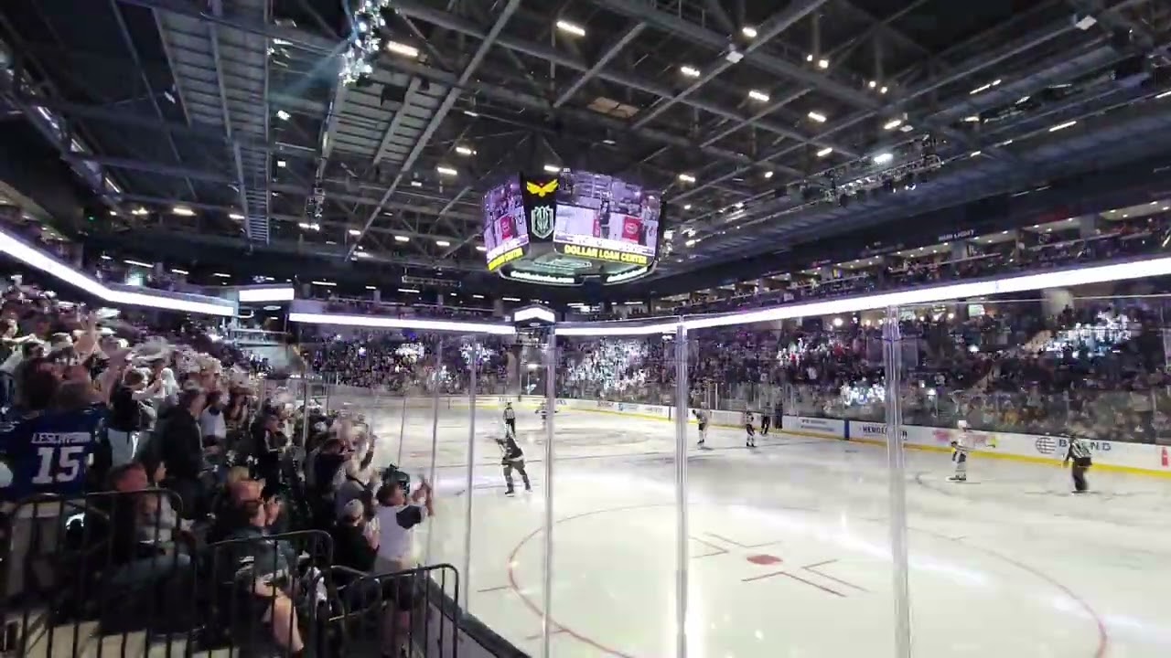 Henderson Silver Knights 1st Goal at Dollar Loan Center Arena