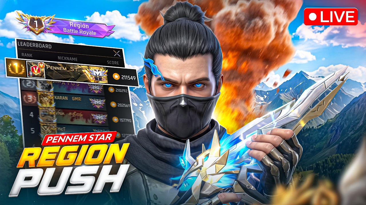 Pennem Star New Mag 7 GRANDMASTER gameplay#telugu #freefire