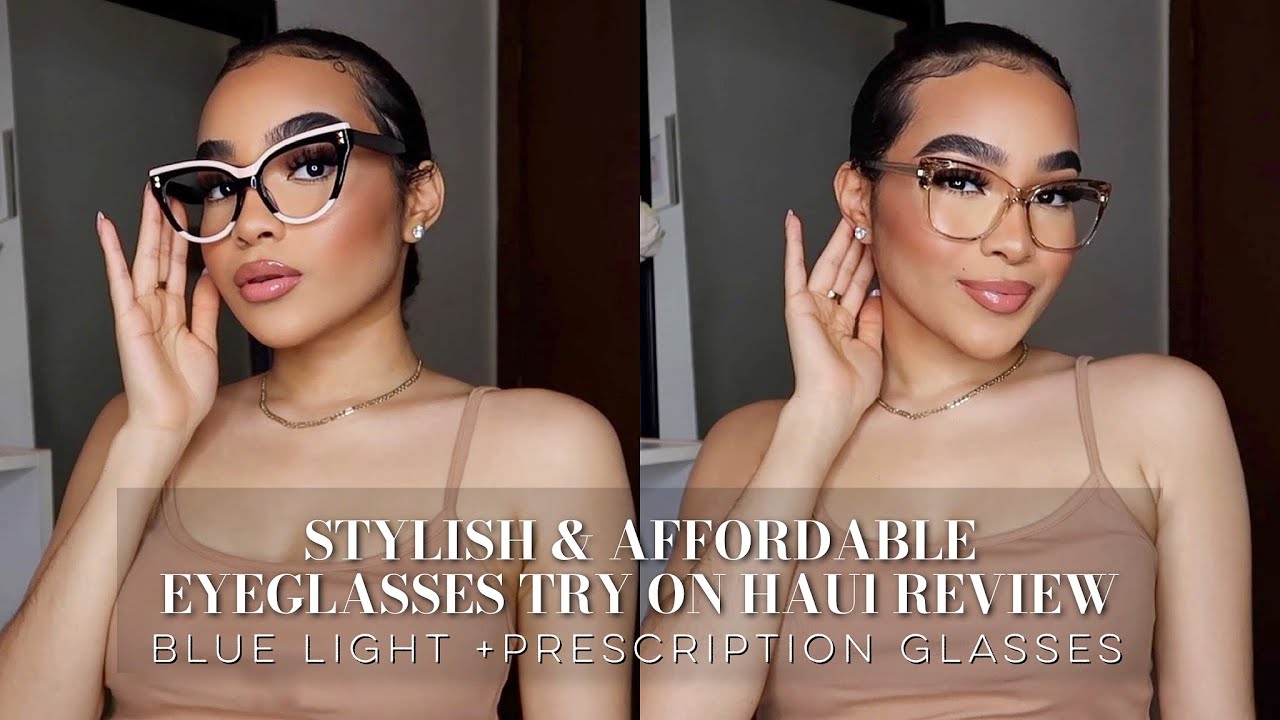 "Vooglam Eyeglass Frames Online: Try-on Haul of Cheap Luxury Eyeglasses"