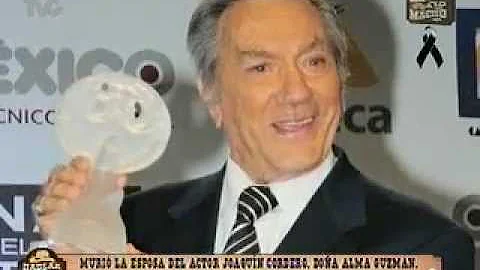Muri la Esposa del Actor Joaqun Cordero, Doa Alma ...