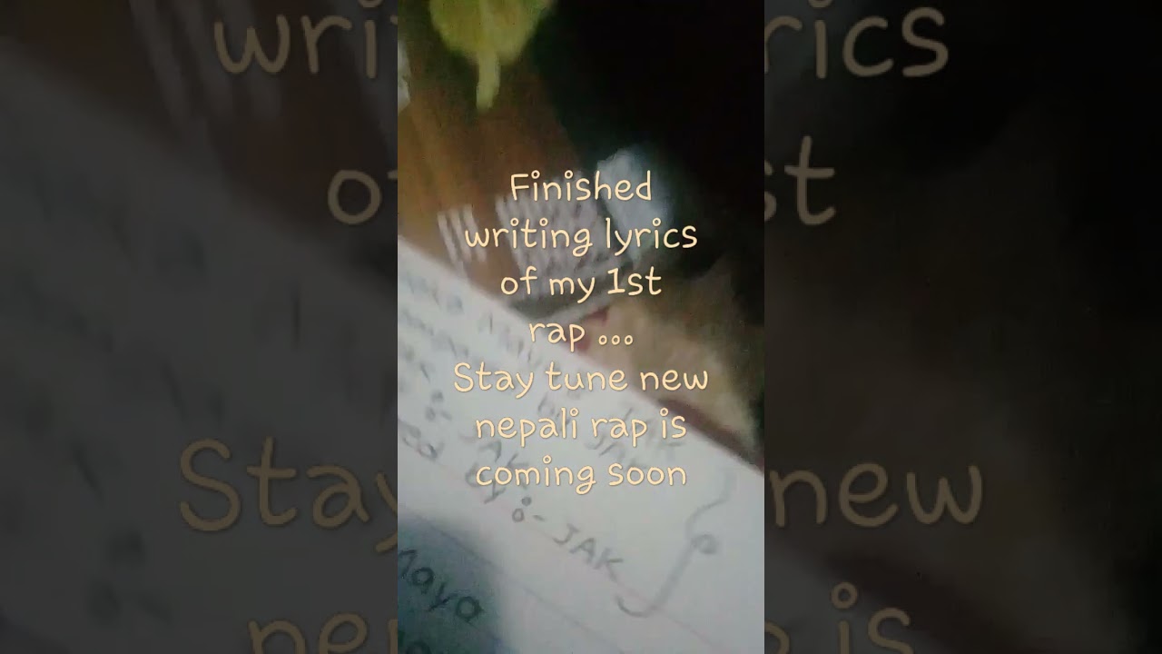 Finished writing the lyrics of my 1st nepali rap ...Stay tune !!  We are gonna change the NEPHOP...!
