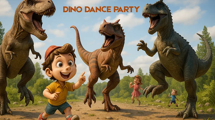 Dino Dance Party | 3D Animated Kids Dance Party Song & Nursery Rhymes
