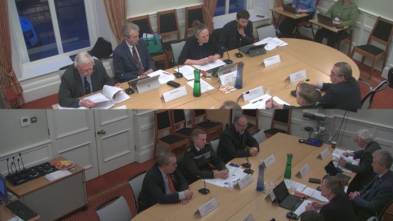 Environment, Housing & Infrastructure's Review Hearing: Jersey Police & Comité des Chefs de Police.
