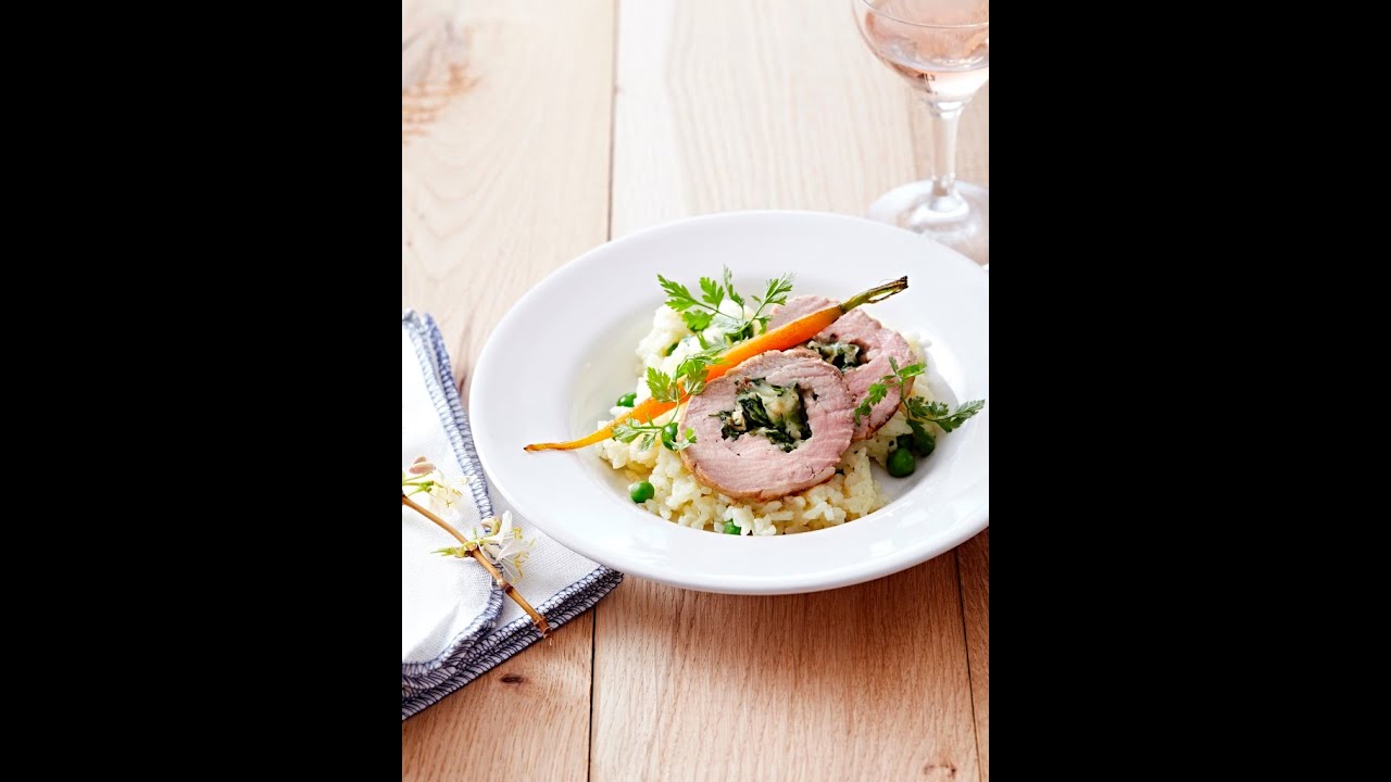 Rôti De Veau Farci à Lappenzeller Fines Herbes Et Noisettes