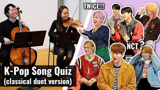 Did this K-pop group survive our EXTRA CHALLENGING game? 🧐 | K-lassical Question Game
